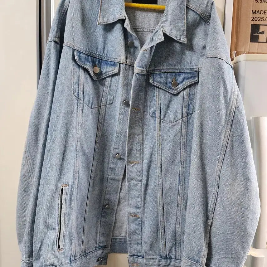 [BUNJANG] Oversized Denim Jacket / 오버핏 데님 청자켓 가슴둘레 64cm