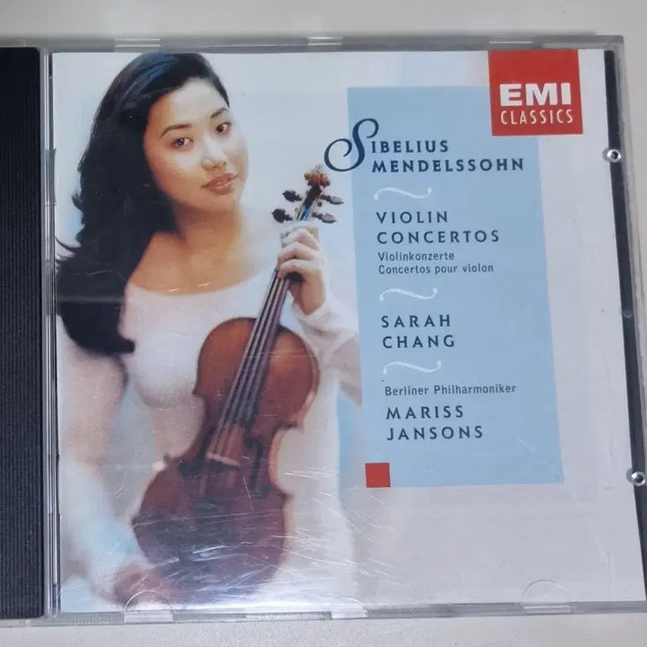 [BUNJANG] Sarah Chang Sibelius &amp; Mendelssohn Unsealed CD / 사라 장 / 시벨리우스 멘델스존 (개봉 CD)