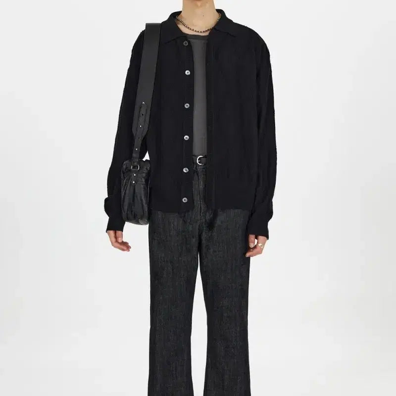[BUNJANG] Youth Flare Denim Pants Washed Black / youth 유스 플레어 데님 팬츠 워시드 블랙
