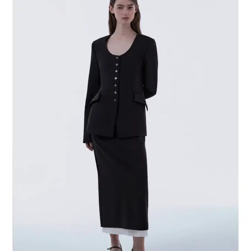 [BUNJANG] Mausoleum Jacket Skirt Set-up / 마우솔레움 자켓 스커트 셋업 S