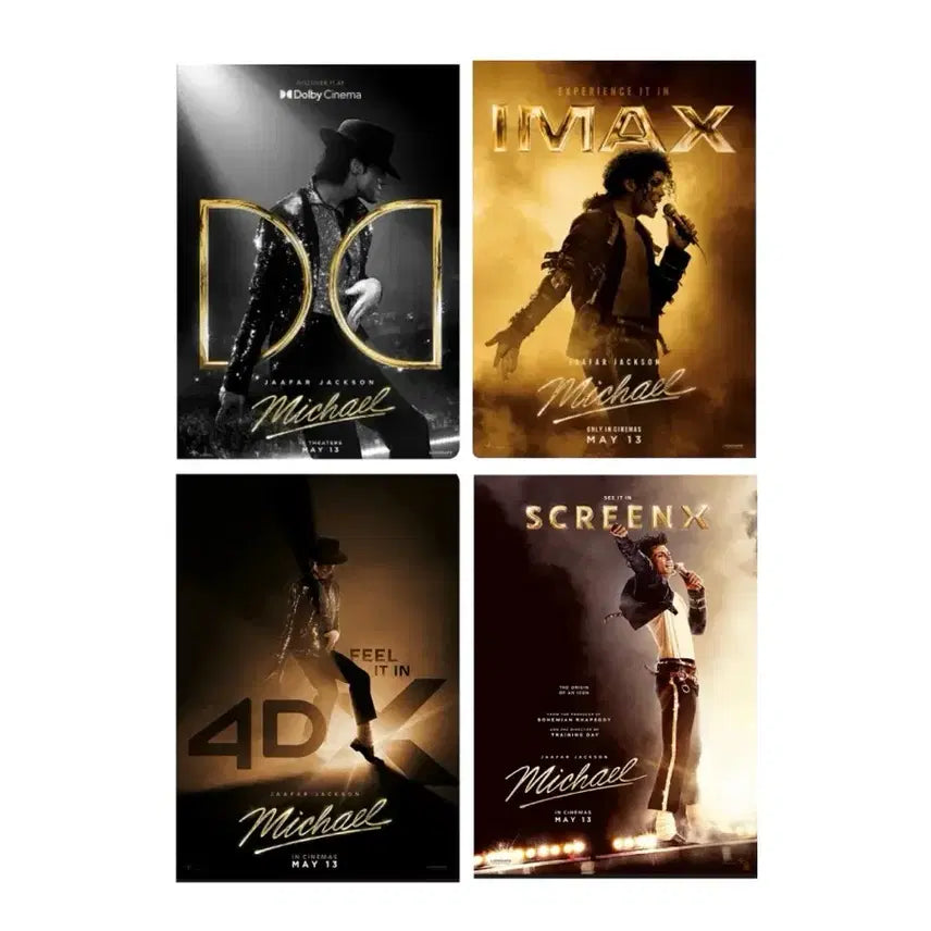 [BUNJANG] Michael Dolby/IMAX/4DX/ScreenX Movie Posters / [마이클] 돌비/아이맥스/4DX/스크린엑스 포스터