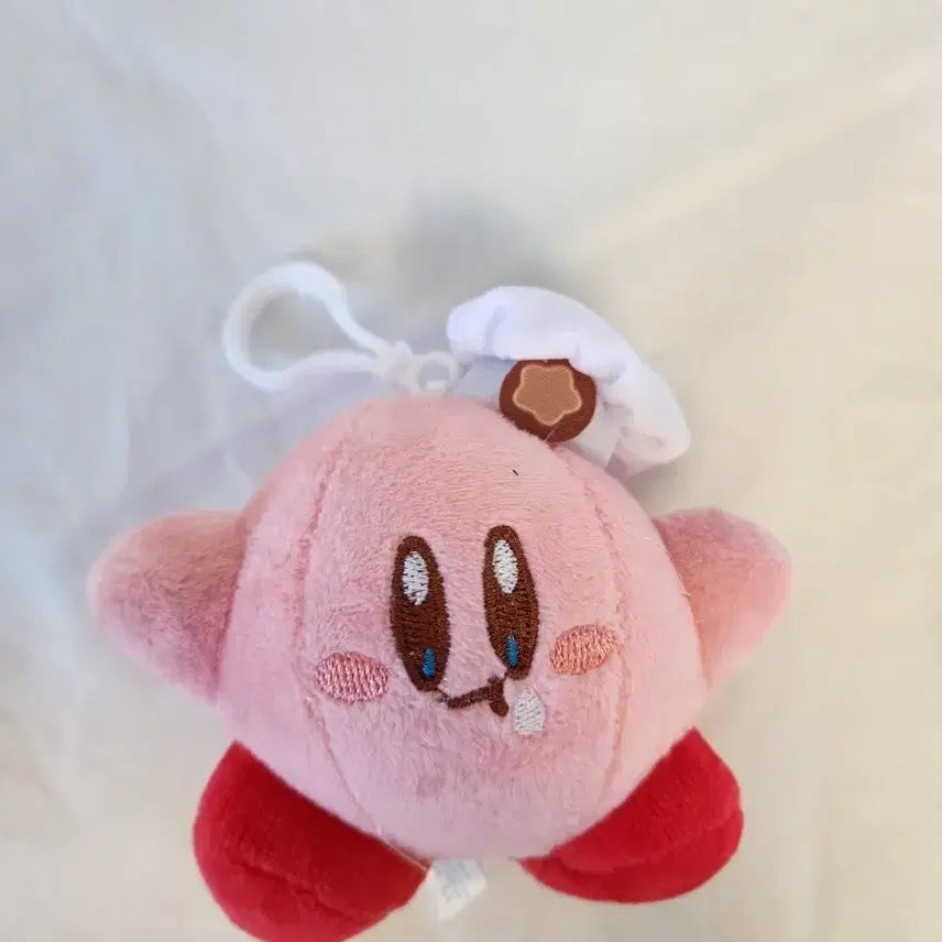 [BUNJANG] Kirby Chef Keychain Doll Charm / 별의커비 셰프 키링 인형 키링