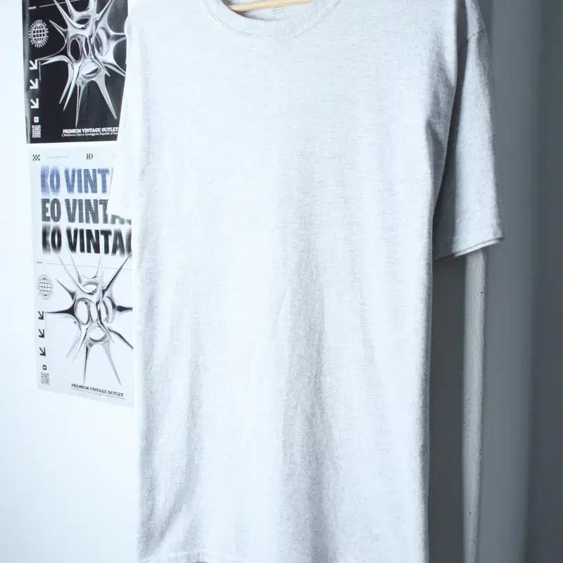 [BUNJANG] Champion Melange Plain T-Shirt (L-XL) / (L-XL) 챔피온 반팔 티셔츠 멜란지 무지 올드스쿨-75A1