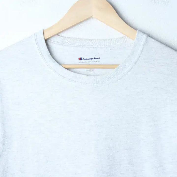 [BUNJANG] Champion Melange Plain T-Shirt (L-XL) / (L-XL) 챔피온 반팔 티셔츠 멜란지 무지 올드스쿨-75A1