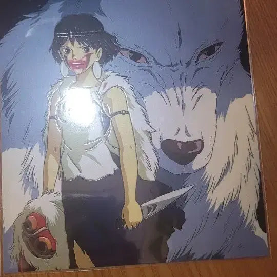 [BUNJANG] Studio Ghibli Princess Mononoke Art Card / 롯데시네마 모노노케히메 아트카드 원령공주