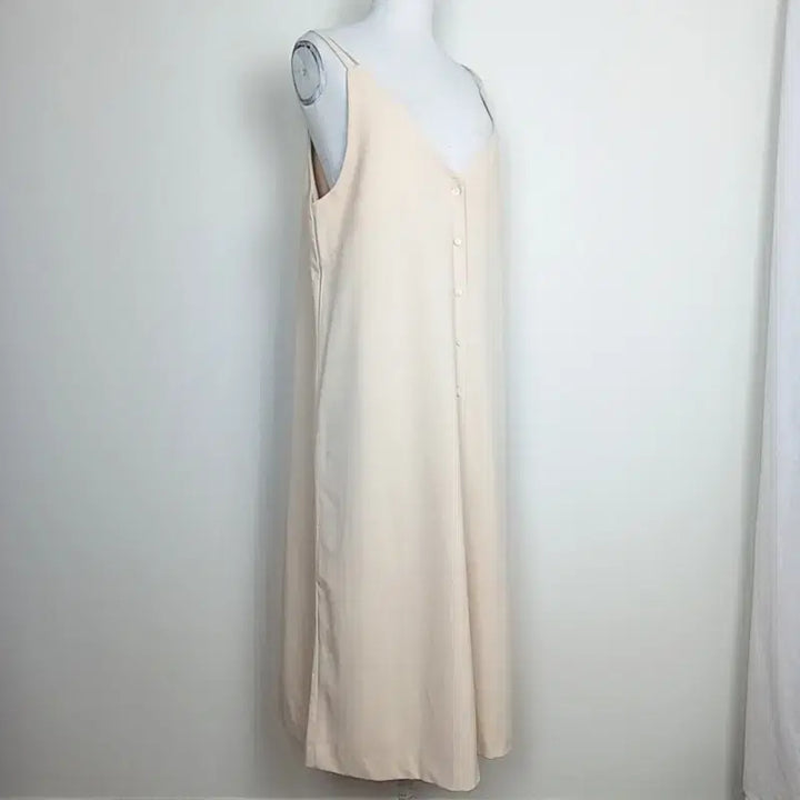 [BUNJANG] Beige Sleeveless Long Dress / 프리사이즈 나시 롱 원피스 여름/라덴