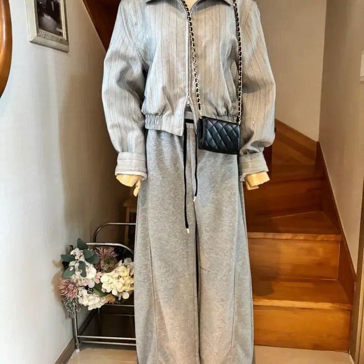 [BUNJANG] ALaWAN Two-Way Zipper Grey Sweatshirt Jacket / ALaWAN