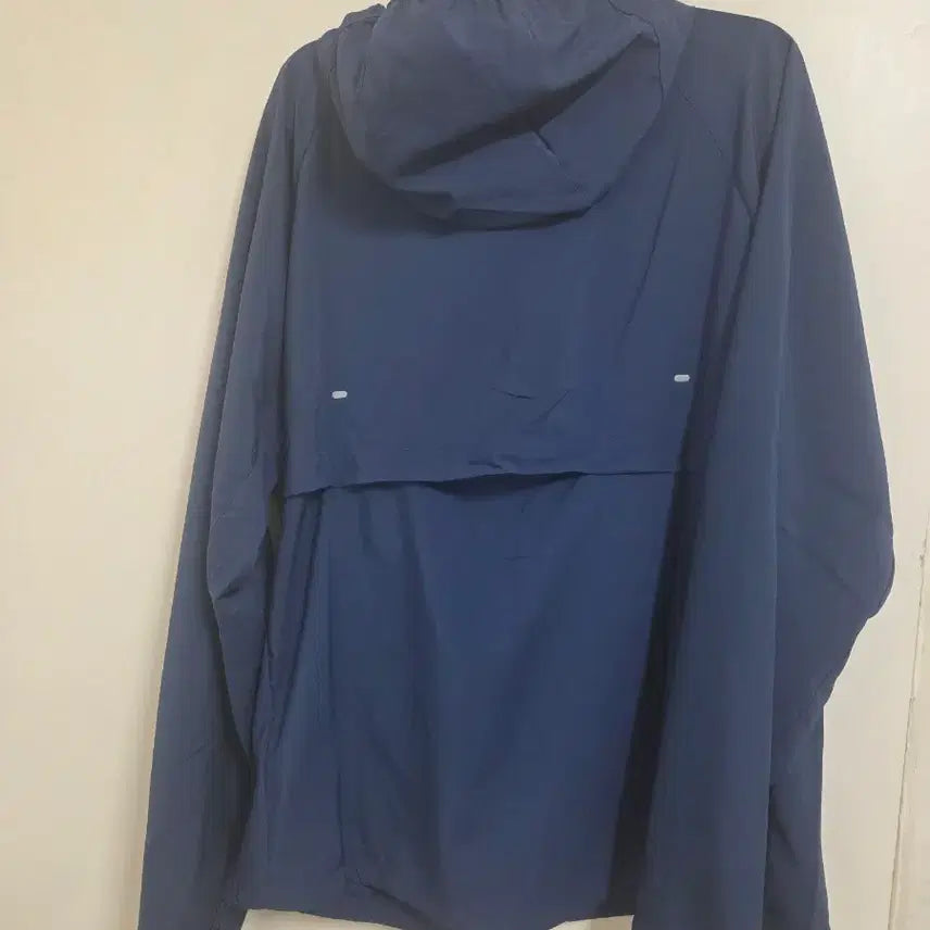 [BUNJANG] Adidas Navy Windbreaker Hooded Jacket / 아디다스 네이비 바람막이 후드 자켓