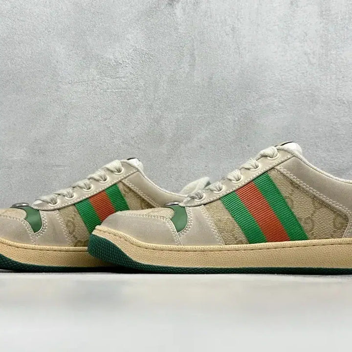 [BUNJANG] Gucci Classic GG Low-Top Sneakers / 구찌 스크리너 스니커즈 38/240mm