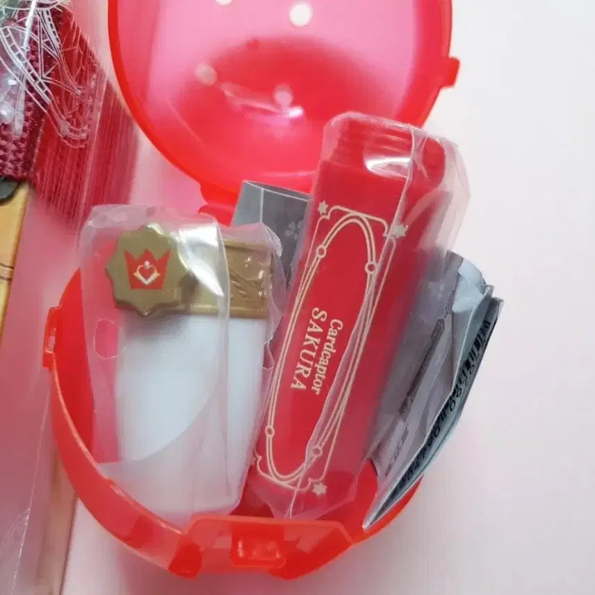 [BUNJANG] Cardcaptor Sakura Cardcaptor Book &amp; Lip Case Keyring Gacha Bundle Set / [일괄] 카드캡터체리 크로우카드북+립케이스 키링 가챠/카드캡터사쿠라