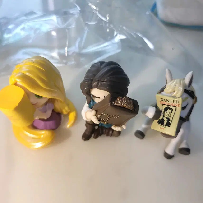 [BUNJANG] Disney Tangled Rapunzel Figure 3-Set / 디즈니 라푼젤 피규어 3종 세트