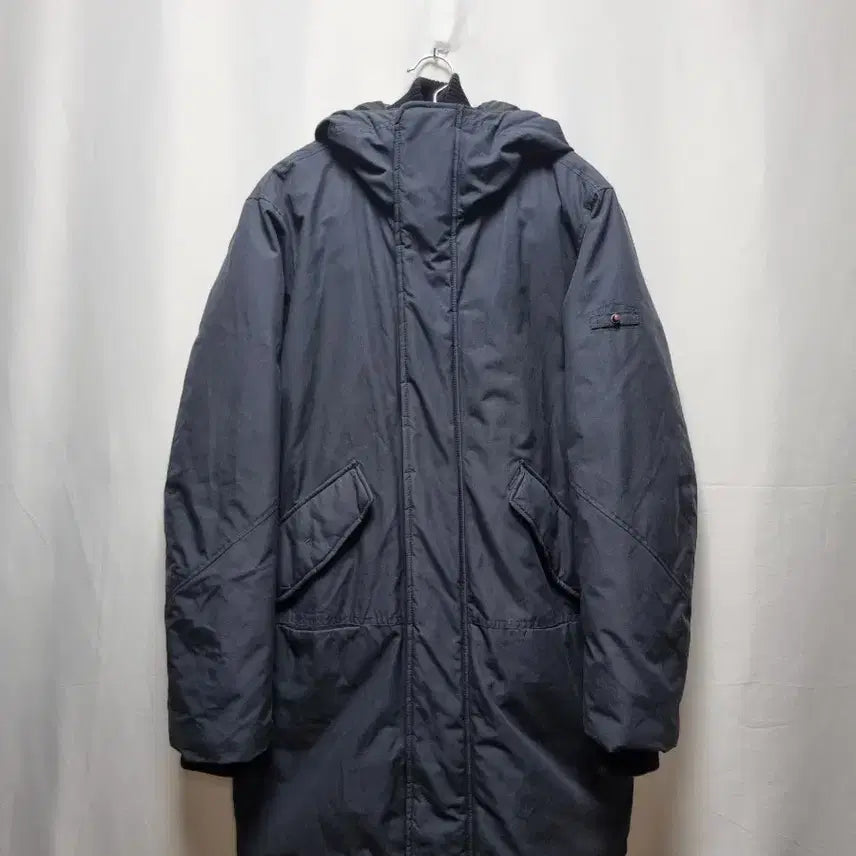 [BUNJANG] SERIES Hooded Long Padding Jacket / 시리즈 후드 롱패딩