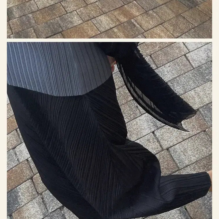 [BUNJANG] Pleated Black Pants / 플리츠블랙팬츠