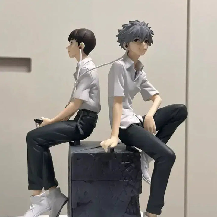 [BUNJANG] Evangelion Shinji &amp; Kaworu Figure Bundle Set / 에반게리온 세가 비네티움 피규어 신지 카오루 일괄