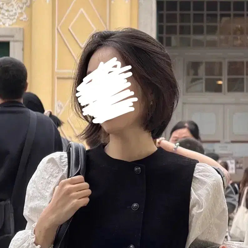[BUNJANG] Velour Layer Vest / 녹섭 벨루어 레이어 베스트