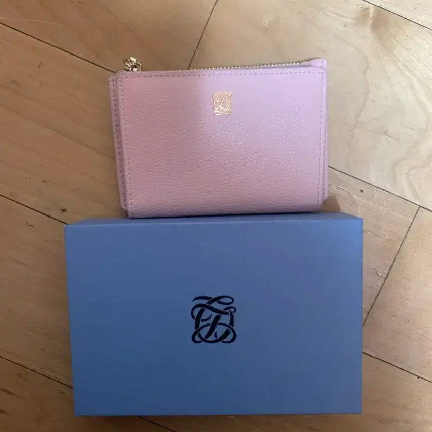 [BUNJANG] Louis Quatorze Pink Wallet with Box / 루이까또즈 지갑 핑크 박스 있음 정가 108000원