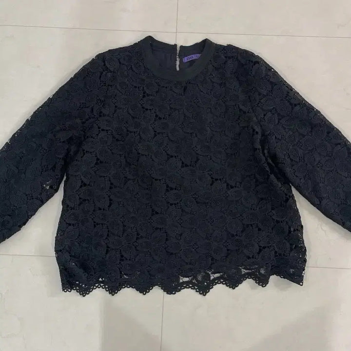 [BUNJANG] Anna Sui Black Lace Blouse / ANNA SUI 블랙 레이스 블라우스