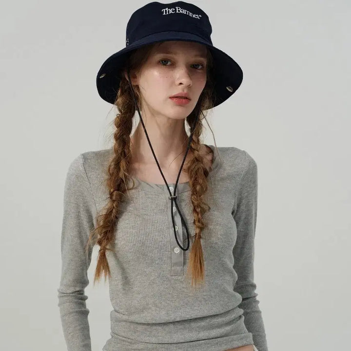 [BUNJANG] The Barnet Safari Hat Navy / 더바넷 사파리 모자 네이비