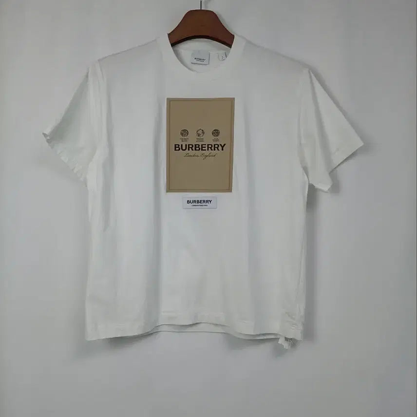 [BUNJANG] Burberry Character Logo White T-Shirt / B급/S)버버리 캐릭 로고 화이트 반팔티셔츠_하루구제7212