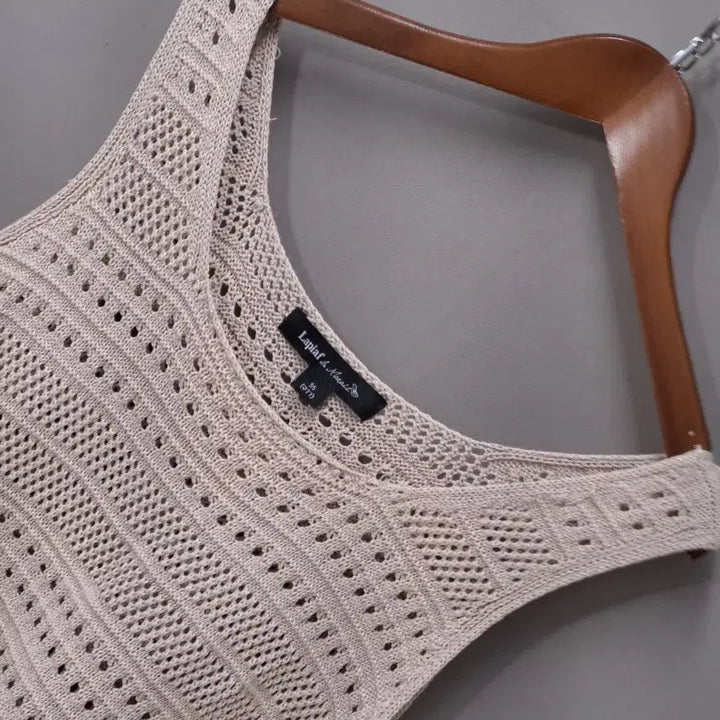[BUNJANG] Lapiaf Beige Knit Vest / Lapiaf 베이지 조끼 니트