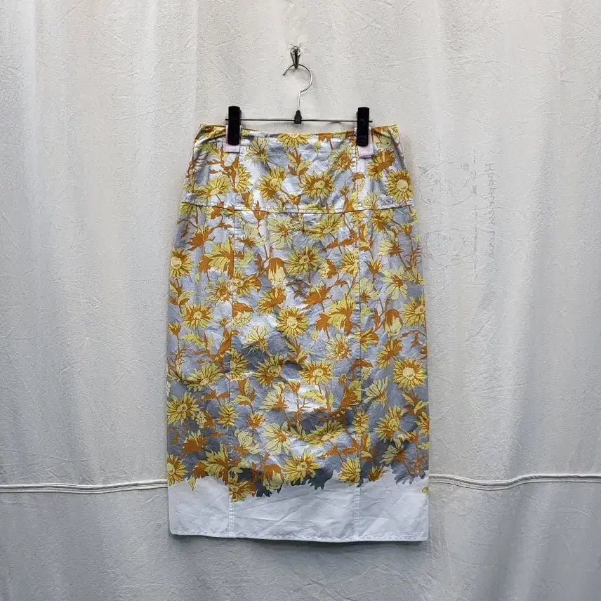 [BUNJANG] Paul Smith Floral Pattern H-Line Midi Skirt / 폴스미스 플라워 패턴 H라인 스커트