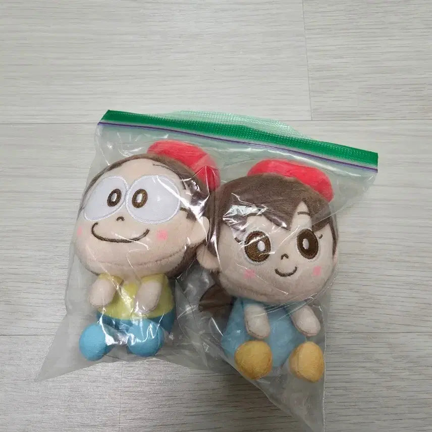 [BUNJANG] Doraemon Nobita &amp; Shizuka Plush Set / 도라에몽 진구.이슬이 인형 일괄