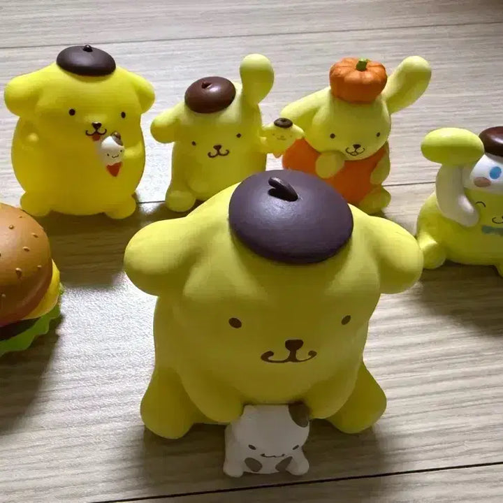 [BUNJANG] Sanrio Pompompurin Gacha Figures Bundle Set / 산리오 폼폼푸린 가챠 피규어 일괄
