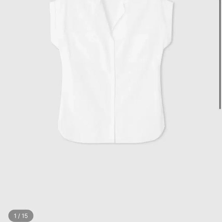 [BUNJANG] Cadalogue Isabel White Short-Sleeve Blouse / Cadalogue lsabel blouse