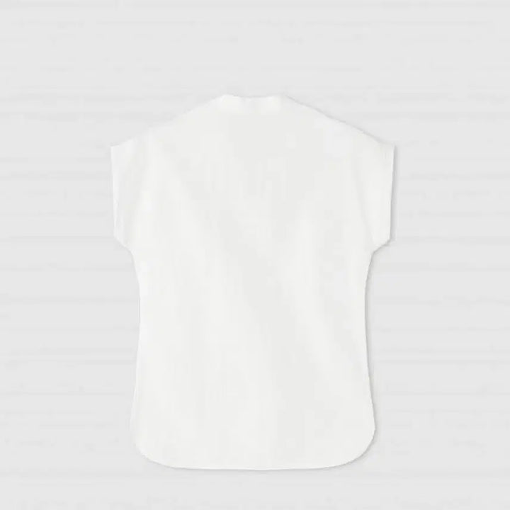 [BUNJANG] Cadalogue Isabel White Short-Sleeve Blouse / Cadalogue lsabel blouse