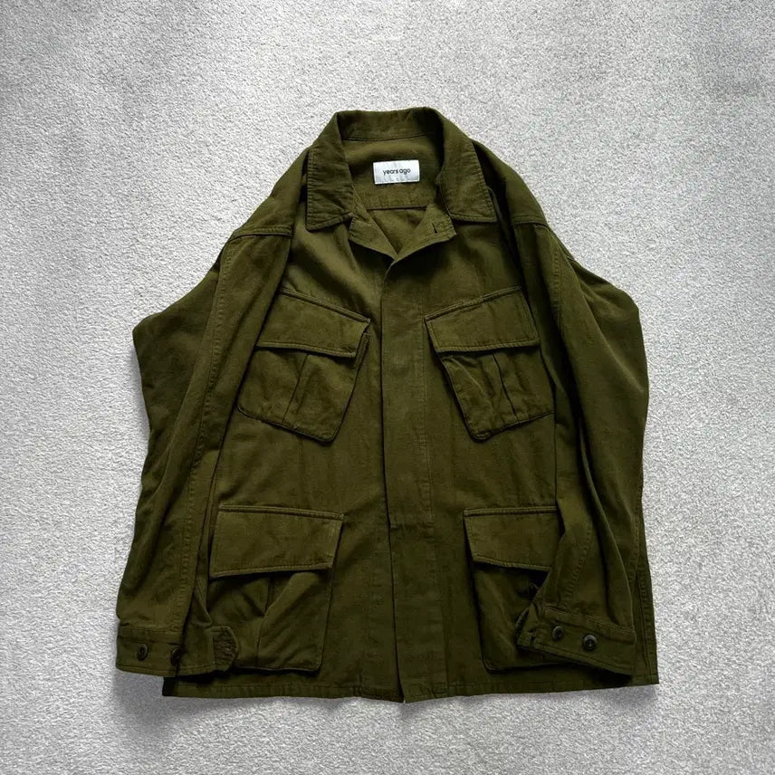 [BUNJANG] Years ago Hemp Cotton Fatigue Jacket / 이얼즈어고 헴프코튼 퍼티그자켓