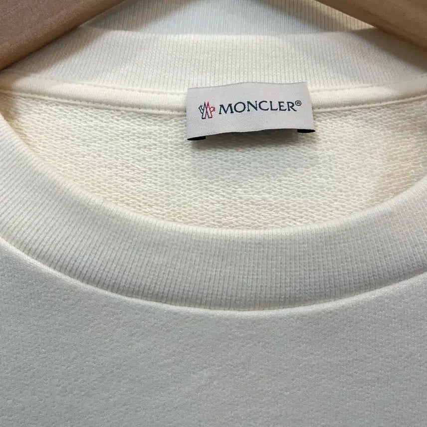 [BUNJANG] Moncler Script Logo Sweatshirt XXL / 품몽클레어 스크립트 로고 맨투맨 XXL 새옷급 24년