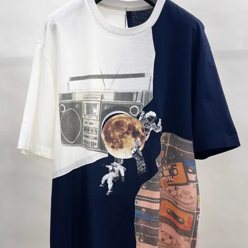 [BUNJANG] System Homme One-Point Graphic T-Shirt / 시스템옴므 원포인트 반팔티셔츠