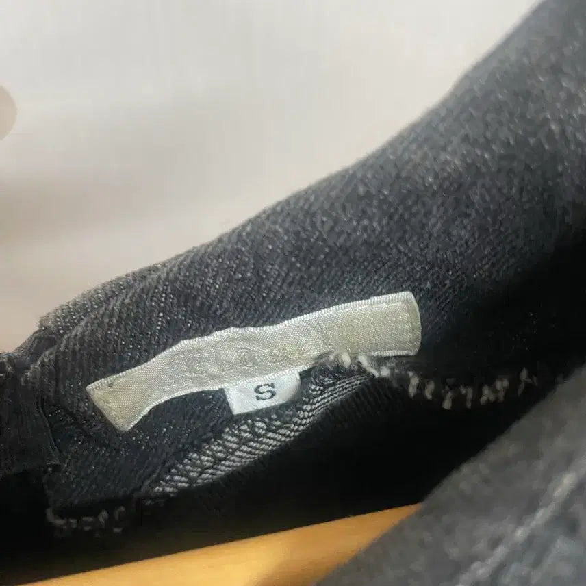 [BUNJANG] Black Denim Mini Dress / 블랙 청 원피스
