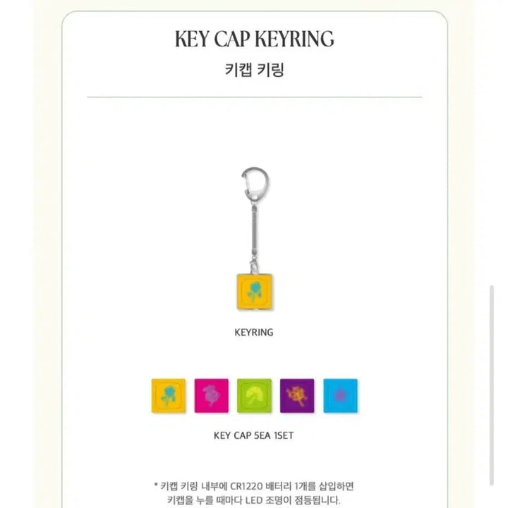 [BUNJANG] fromis_9 Keycap Keyring / 프로미스나인 키켑 키링
