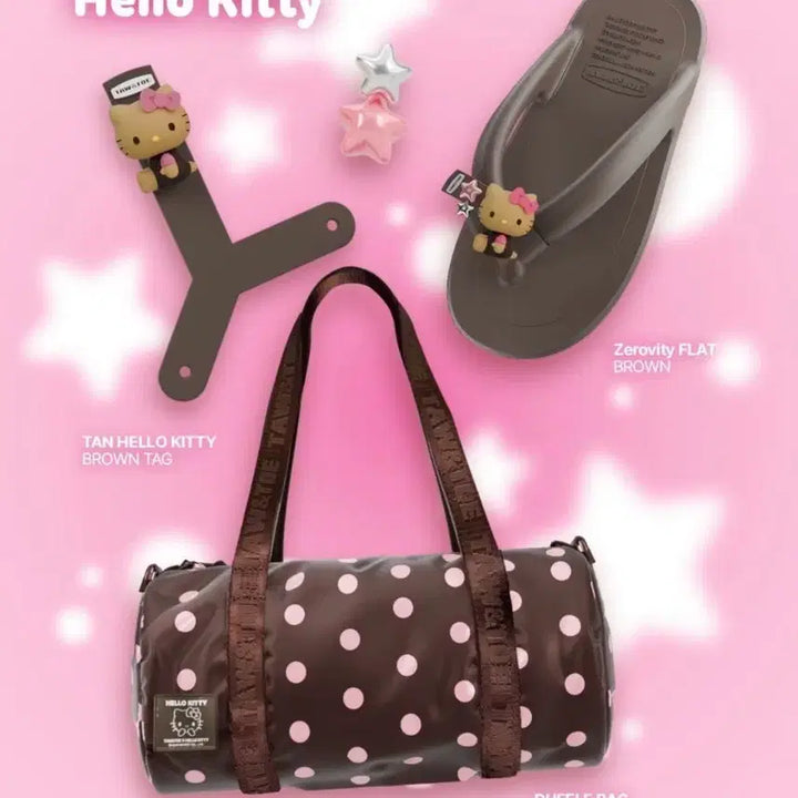 [BUNJANG] Tohn Tohn Hello Kitty Tanning Slides / 토앤토 탠 헬로키티 쪼리+태그 분철