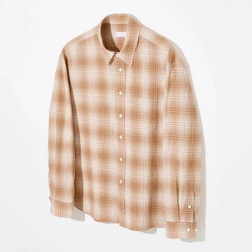 [BUNJANG] MOMADesign Seersucker Tartan Check Shirt Orange / 모마디자인 / 에어 쿨 시어서커 타탄 체크셔츠 오렌지 / 48