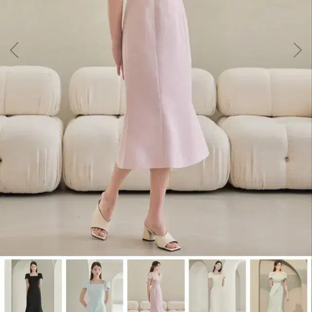 [BUNJANG] Plaume Graceeu One-Piece Dress / 플로움원피스 드레스 그레이스유