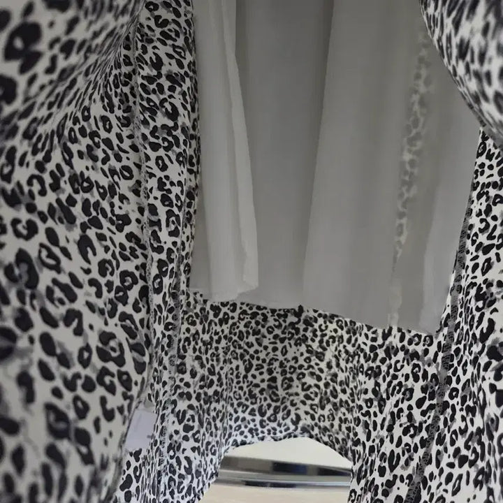 [BUNJANG] Leopard Print Long Skirt - Free Size / 레오파드 롱 스커트 Free 사이즈