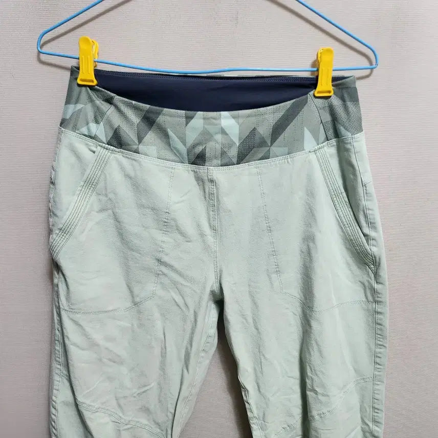 [BUNJANG] Mint Baggy Fit Cotton Pants / 민트색 배기핏 여성 바지