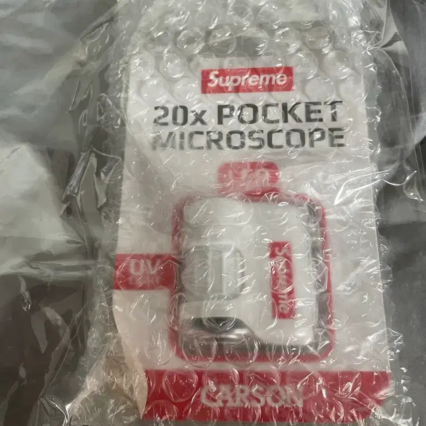 [BUNJANG] Supreme x Raymay Pocket Microscope Keychain White / 슈프림 x 레이메이 포켓 마이크로스코프 키체인 화이트 - 23SS