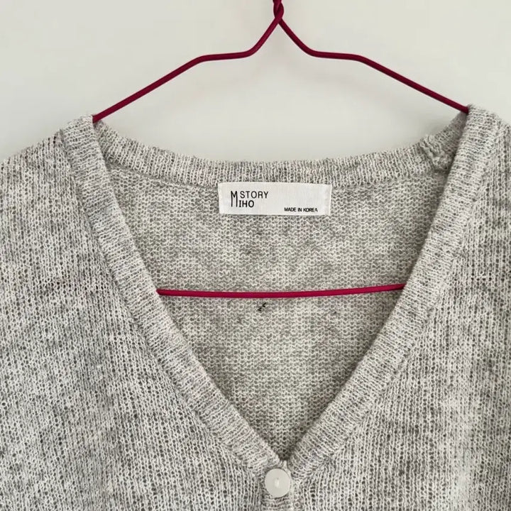 [BUNJANG] V-Neck Short Sleeve Cardigan / 브이넥 반팔 가디건