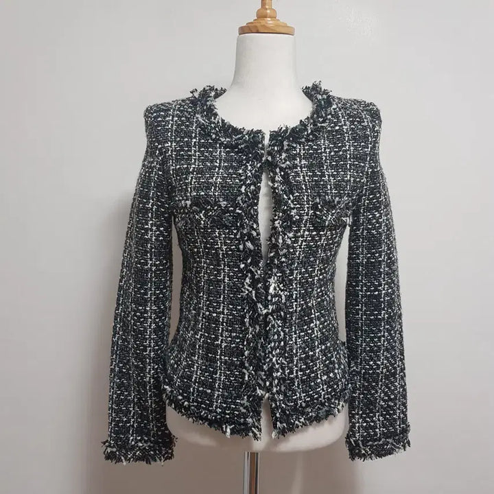 [BUNJANG] Lily Blanc Tweed Jacket Size S / 9041/LILYBLANC 여 S사이즈 트위드자켓/내옷방