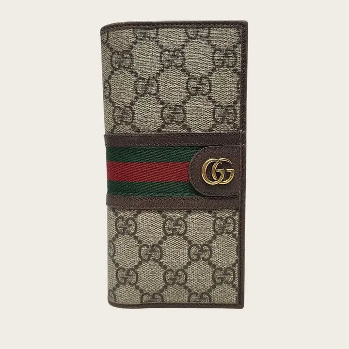 [BUNJANG] Gucci Ophidia GG Supreme Canvas Long Wallet / 구찌 GG슈프림 캔버스 오피디아 웹 장지갑