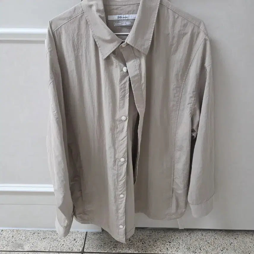 [BUNJANG] Ziozia Nylon Shirt Jacket Oversized Fit Size 105 / 지오송지오 나일론 셔츠 자켓 오버핏 105