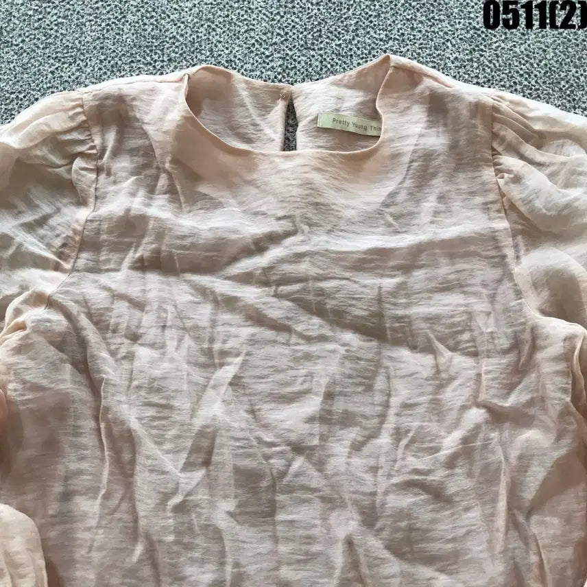 [BUNJANG] Pretty Young Thing Chiffon Blouse Pink S / 프리티영띵 쉬폰 블라우스 핑크 s