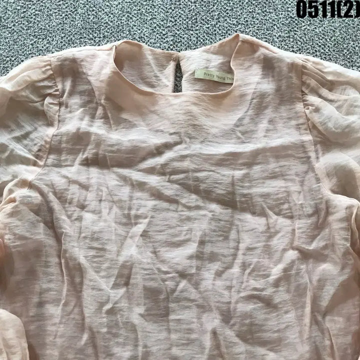 [BUNJANG] Pretty Young Thing Chiffon Blouse Pink S / 프리티영띵 쉬폰 블라우스 핑크 s