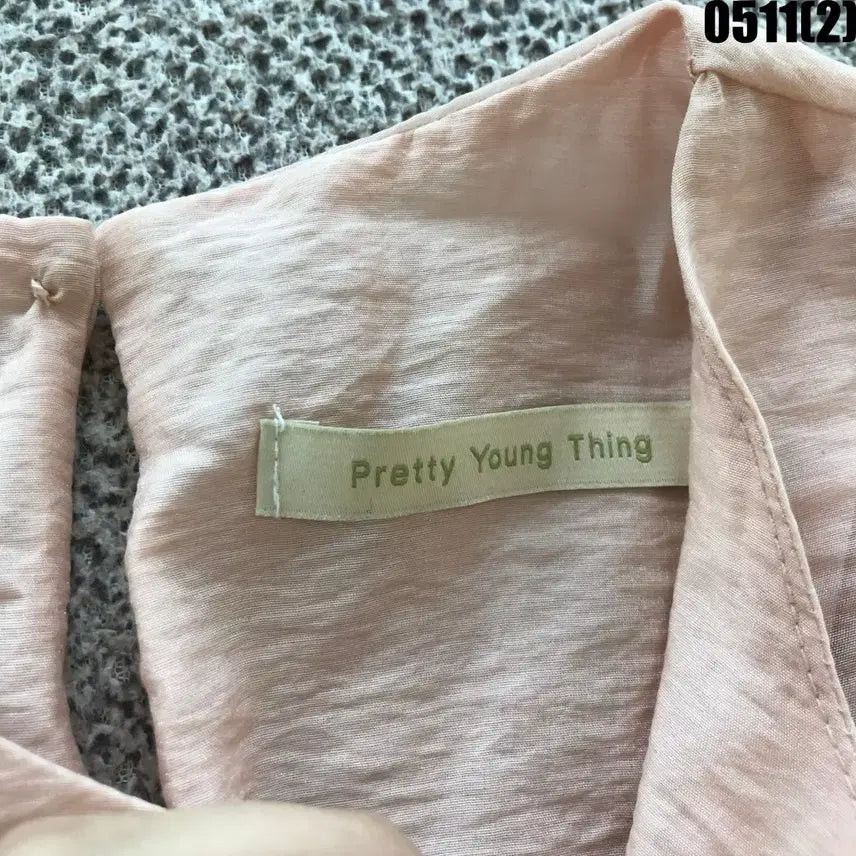 [BUNJANG] Pretty Young Thing Chiffon Blouse Pink S / 프리티영띵 쉬폰 블라우스 핑크 s