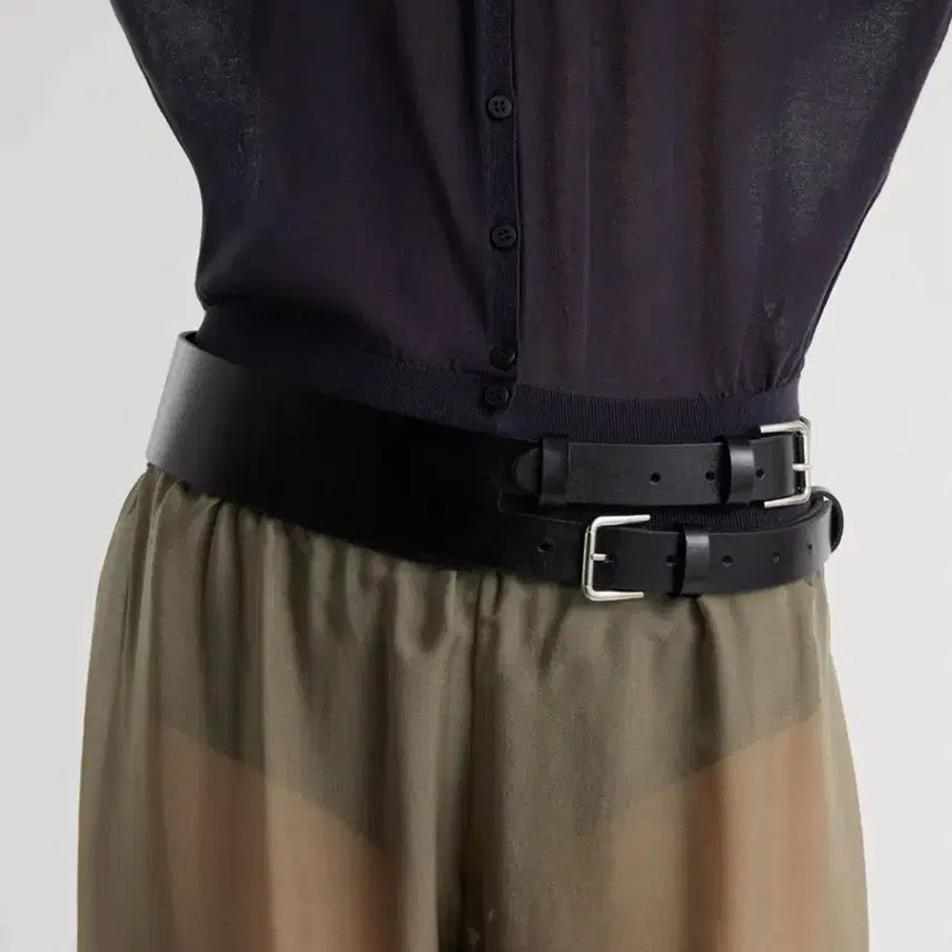 [BUNJANG] Paloma Wool Penelope 2 Leather Belt Black M/L / [M/L] 새상품 팔로마울 penelope 2 레더 벨트 블랙