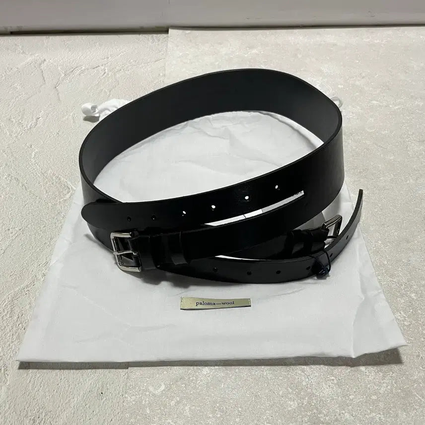 [BUNJANG] Paloma Wool Penelope 2 Leather Belt Black M/L / [M/L] 새상품 팔로마울 penelope 2 레더 벨트 블랙
