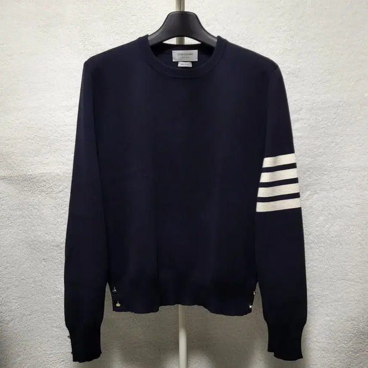 [BUNJANG] Thom Browne Milano Stitch Gold Button Knit / [정품] 3 / 톰브라운 밀라노 스티치 금장 니트